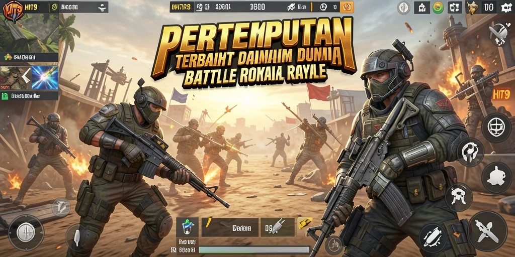 Screenshot gameplay HIT9 menampilkan pertarungan seru dengan grafis memukau.
