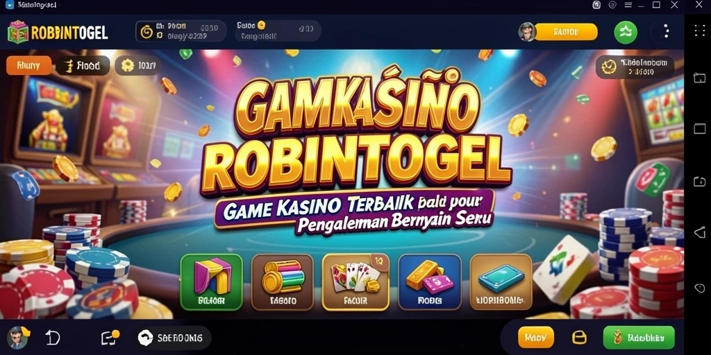 Screenshot ROBINTOGEL menampilkan gameplay Kasino yang mengasyikkan.