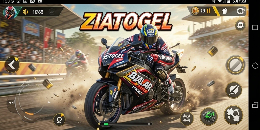Tampilan gameplay ZIATOGEL yang seru dan mendebarkan.